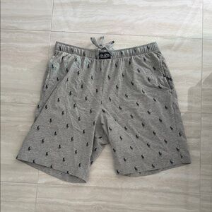 Polo by Ralph Lauren Gray Shorts with Navy Logo